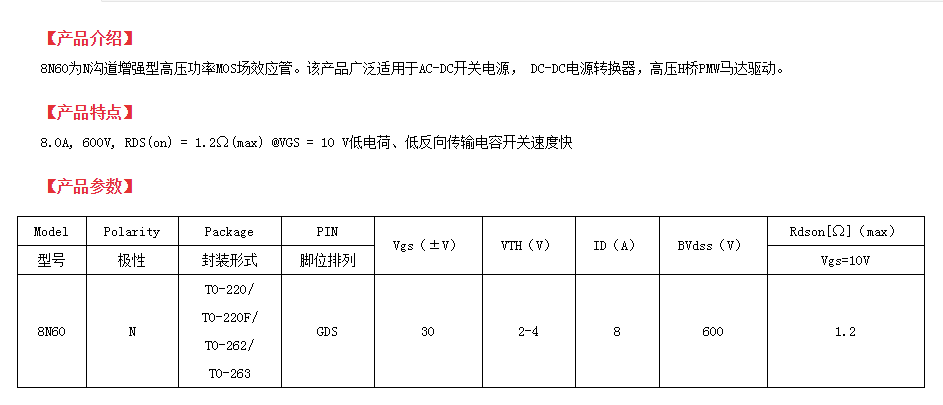 TO-262封裝場效應管